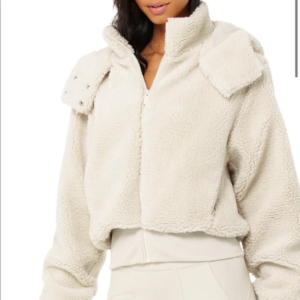 Alo yoga jacket Sherpa fuzzy